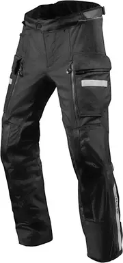 Revit Sand 4 H2O Motorcycle Textile Pants, black, Size 3XL for Men