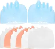 FRCOLOR 4 Pairs Women's Toe Separators Silicone Forefoot Pads for Bunions Overlapping Toes