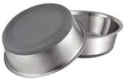 PEGYY11 Nonslip Stainless Steel Dog Bowls 7.6 US Cup 2 Count
