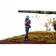 Resin 1/72 Diorama Miniature Toys Russian T90 Tank Driver Soliders War Scene