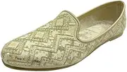 [Shoe Bazar] Punjabi Jutti for Mens Black Breathable Comfort Loafers Indian Shoes Sherwani Shoes