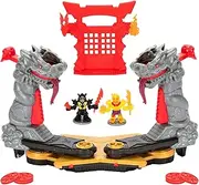 Legends of Akedo Ninja Fury Ninja Star Battle Arena, New Ninja Star Shooter Controllers, Launch Ninja Stars to Win, Over 35 Real Battle Sound Effects, Includes 2 Exclusive Warriors Plus More