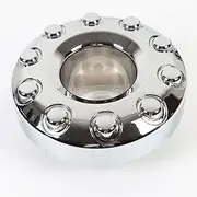 PPCovers Replacement for 05-17 F450 Super Duty DUALLY Chrome 10 Lug Front Wheel Center Hub Cap 1 Piece 5C3Z1130NA