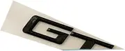 SCPCKZETZN Letter Number Emblem Fit for BMW GT Trunk Model Name Badge Car Styling Refitting Sticker Chrome Silver(Gloss Black)