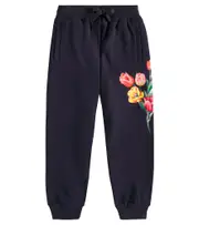 [Dolce & Gabbana Kids] Dolce & Gabbana Kids Cotton jersey sweatpants Y 14 blue
