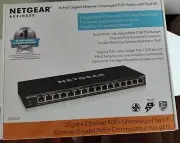 Netgear 16 Port Gig Unmanaged PoE GS316P-100NAS UPC 606449146868 - Networking...