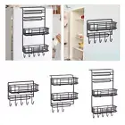 Fridge Side Shelf Spice Rack Hanging Organizer Large Capacity over The Door