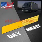 Golden Yellow DOT-C2 Conspicuity Reflective Tape Strip 1 Foot Safety Warning RV