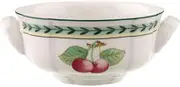 Villeroy & Boch French Garden Fleurence Soup Cup, 350 ml, Premium Porcelain, White/Multicoloured, 0.35 Litre