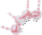 Abaodam 4pcs Interactive Realistic Mouse Cat Plush Teasing Mice for Engaging Play Sessions Stimulating Hunting Instincts Durable Design for Endless Fun Cute Appearance to Captivate Cats