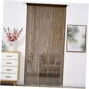 Beaded Curtain Beads Door String Curtains Ideal 39"W x 79"L (Pack of 1) Coffee