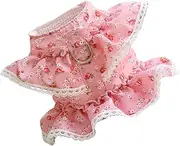 NOLITOY 1pc Harness Traction Clothes for Pets Cat Harness Kitten and Harness for Small Dogs Harnesses Grooming Cat Outfit Strap Cat Leash and Cats Stylish Vest Dog Cat Pet Polyester Rosy