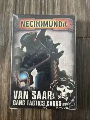 Necromunda Van Saar Gang Tactics Cards - New In Shrink Wrap