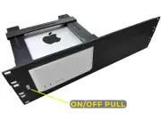Rack mount for apple mac studio with remote on/off button - add 2.nd device