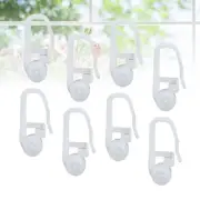 50 Pcs Curtain Track Pinch Clips Curtain Special Hooks Sliding Curtain Hooks