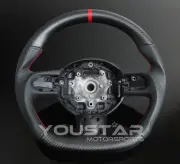 MATT CARBON FIBRE Leather Steering Wheel for MINI R55 R56 R57 R58 R59 R60 R61 (for: Mini)