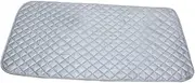 Levemolo Portable Ironing Blanket Mat Heat Resistant Non-Slip Cover for Washer and Dryer Space-Saving Laundry Pad Grey Iron Board Alternative