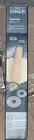 Joseph Joseph Adjustable Depth Rolling Pin Wood Grey Rings Pastry Pie New #A6