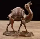 Brass Camel Statue Incense Burner Holder Feng Shui Zen Decor