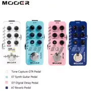 MOOER Guitar Bass Effect Pedal A7 AMBIENT REVERB / E7 Synth / Tone Capture GTR