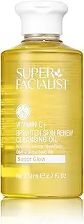 [Super Facialist] Vitamin C Skin Renew Cleansing Oil 200ml. Gently Removes Eye & Face Make Up. Reveals radiant and clear skin. Award winning oil cleanser, leaves skin feeling softer and cleaner.