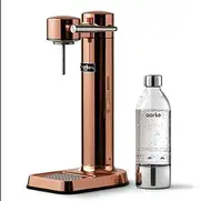 Aarke Carbonator 3, Sparkling Water Maker with Water Bottle, Copper Finish
