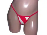 New sexy exotic pole dancer thin band thong g string soft and stretchy V back