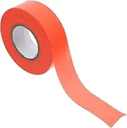 HOMOCONO 1 Roll High Visibility Orange Reflective Tape for Outdoor Safety Marking Non Adhesive Flagging Tape for and Hazardous Area Boundary Identification