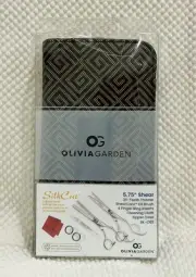Olivia Garden SilkCut Shears 5.75" Shear with intro case BRAND NEW Open Box