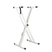 Maestro X-Frame White Keyboard DOUBLE BRACE Stand
