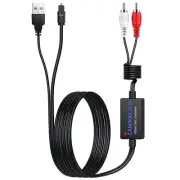Digital to Analog Audio Converter,Optical to RCA Converter,SPDIF to RCA,192kH...