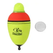 2.5oz Lighted Fishing Slip Bobber EVA LED Fishing Float with Battery Yellow