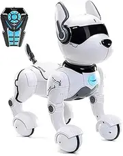 Remote Control Robot Dog Toy with Touch Function and Voice Control, Rc Dog Robots Toys for Kids 3,4,5,6,7,8,9,10 Year Old and up, Smart & Dancing Robot Toy, Imitates Animals Mini Pet Dog Robot