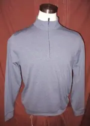 Cutter & Buck CB Dry-Tec Mens Long-Sleeve 1/4-Zip Compression Shirt, Gray, M New