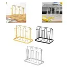 Glass Bottle Holder Metal Cup Drying Rack for Coffee Mugs Office Kitchen