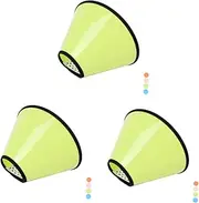 Kisangel 3pcs Dog Safety Collar Non-irritating Bite Ring Easy to Wear Size 5 Random Color