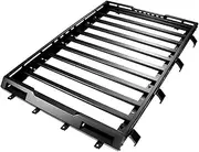 Compatible for Suzuki Jimny JB64 JB74 2024 5 Door Models Top Roof Rack Rail Luggage Cross Bar Rail Boxes Basket Aluminum Alloy(with Light Holes)