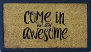 Solemate Doormats We are Awesome Rubber Backed Coir Doormat, 40 x 70 cm