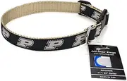 All Star Dogs Purdue Boilermakers Ribbon Dog Collar - Medium