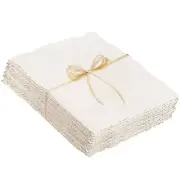 50 Sheets Watercolor Paper 6 x 8inch 300 GSM Deckled Edge Paper Rough/Textur