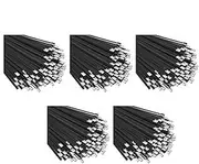 Metal Zip Ties Black 500Pcs 11.8 Inch 304 Stainless Steel Epoxy Coated Cable Tie for Machinery, Vehicles, Farms, Cables