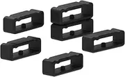 6-Pack Band Keeper Compatible with Suunto 9&9 baro/Suunto 7/Suunto D5/Suunto Core/Suunto Traverse/Suunto Ambit 3 2 1/Suunto Spartan Sport Wrist HR Fastener Ring Silicone Band Holder Clips Security Loop
