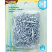 Dritz 44328 Pin-On Drapery Hooks 56/Pkg-