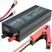 85A 14.6V Car Battery Charger, Intelligent Car Charger, Smart Battery Maintainer, Trickle Charger for 14.6V LiFePO4 Lithium Iron Rechargeable Battery