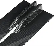 2.2M Side Skirts Extension Rocker Panels Lip Splitters Diffuser Winglet Wings Compatible for BMW F20 F21 Sport 2015-2019 Car Accessories(Carbon Fiber Look)