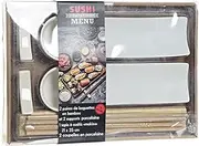 Sushi Set of 9 Bamboo Gres 28.5 x 19.5 x 3.3 Natural