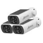 ANRAN 1/2/3/4PCS Wireless Solar Security Camera System WiFi Outdoor Home Camera