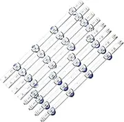 SCPCKZETZN LED Backlight Strip 8 Lamp Fit for LG TV 390HVJ01 Lnnotek 39" 39LB5610 39LB561V 39LB5800 39LB561F DRT3.0 39LB5700 39LB650V