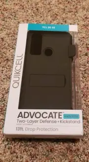 TCL 20 XE QuikCell Advocate Two Layer Defense Holster + Kickstand