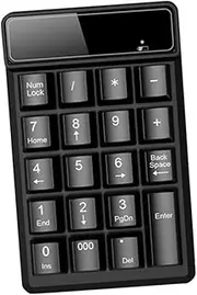 OSOLADY Numeric Keypad Wireless Number Pad for Small Keyboard Numpad Waterproof Silent Easy to Carry 10m Range